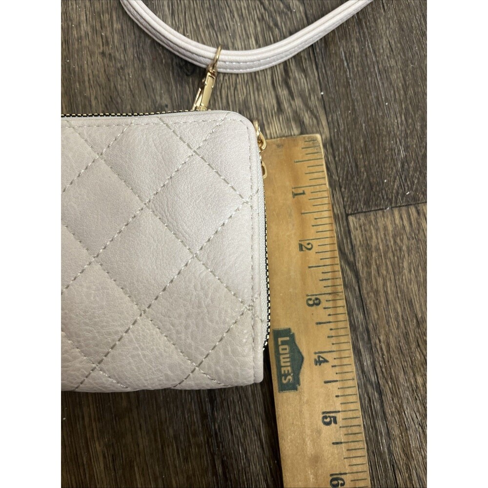 MONTANA WEST Western Leather Crossbody Quilted Handbag Beige Off-White - Picture 13 of 13